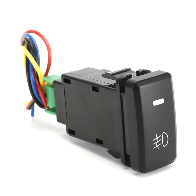 5-Pin LED Fog Light Push Button Switch with Wire for Honda Fog Light Switch Axl