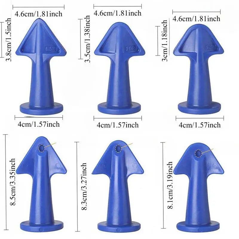 3-Piece Caulking Tool Set – Spatula, Nozzle & Silicone Remover Caulking Tool Set Axl