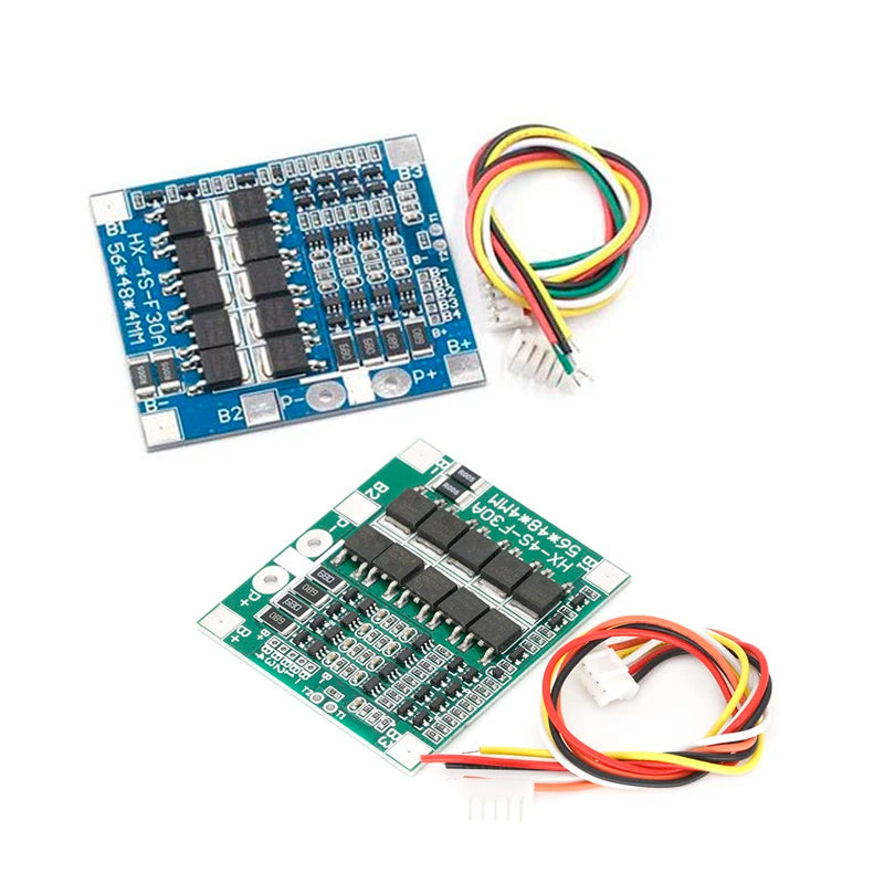 4S 30A 14.4V BMS Balancer PCB – 18650 Li-Ion Battery Board Battery Management Board Axl
