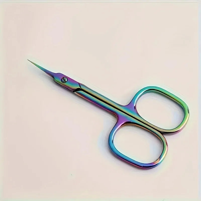 Precision Stainless Steel Cuticle Scissors – Comfort Grip Cuticle Scissors Axl