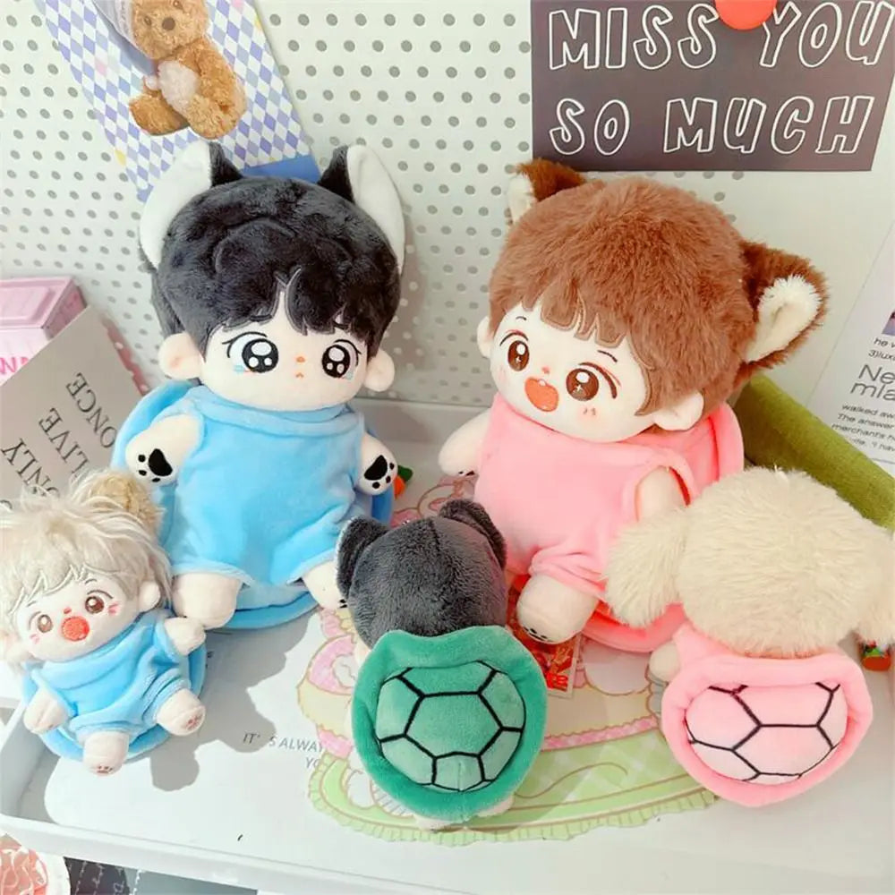Mini Cartoon Turtle Pajamas – 10cm/20cm Cotton Doll Outfit Doll Clothes Axl