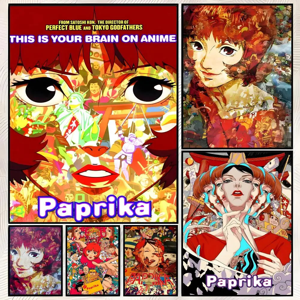 Anime Paprika Self-Stick HD Wall Poster – Waterproof Home Decor Wall Art Poster Axl