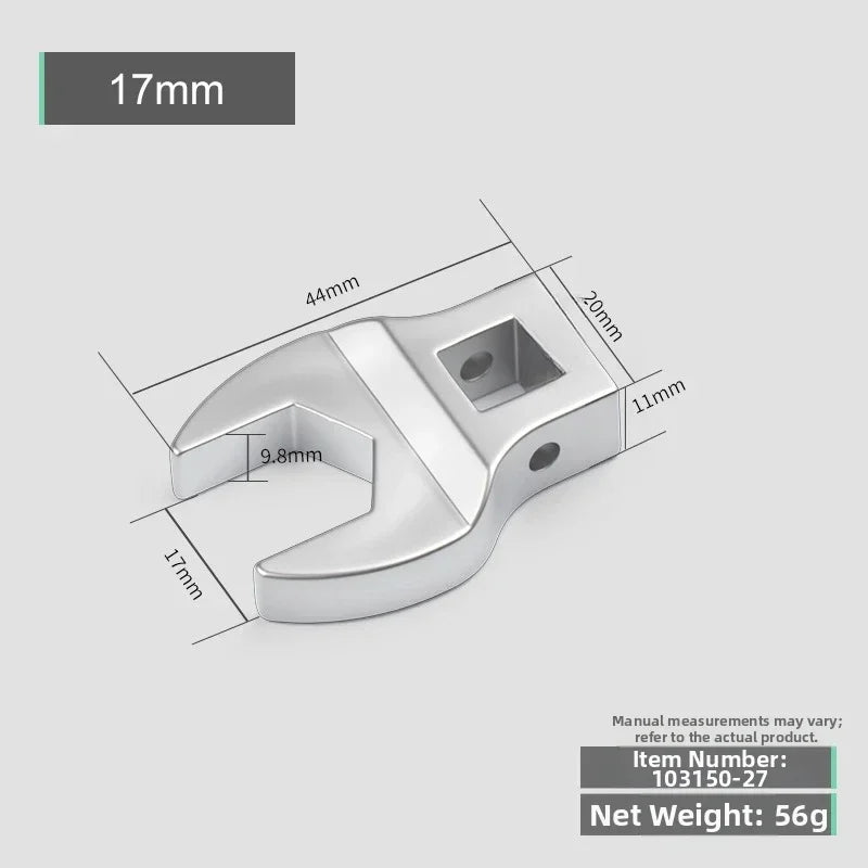 3/8" Quick-Release Ratchet Crowfoot Wrench – Chrome Alloy Ratchet Wrench Axl 17mm China Mainland