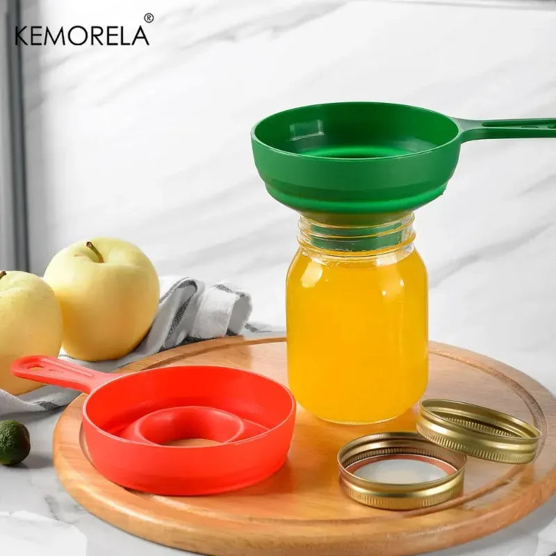 KEMORELA Wide Mouth Folding Funnel with Long Neck | Kitchen Kitchen Funnel Axl