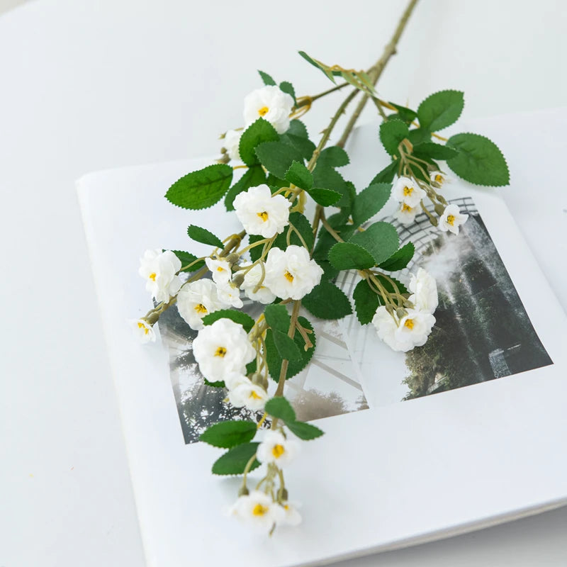 Handmade Silk Daisy Bouquet – Wedding & Home Décor Flowers Artificial Flower Bouquet Axl WHITE
