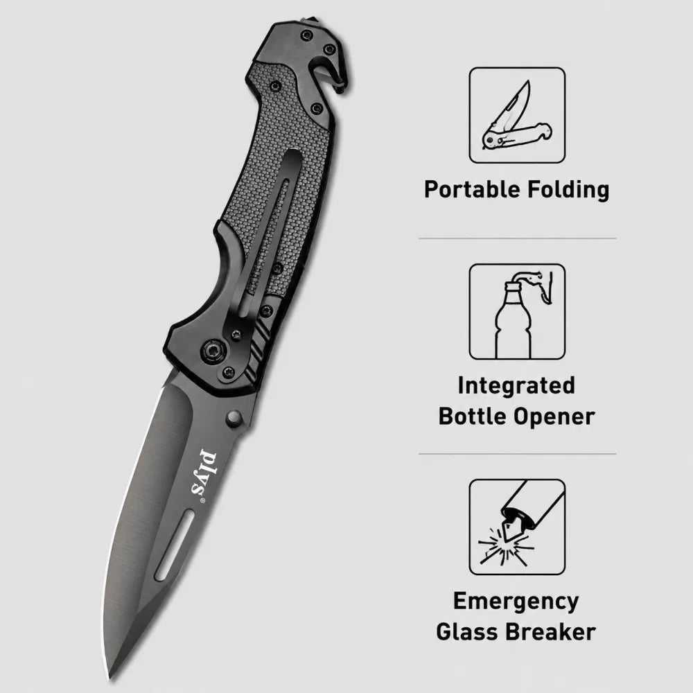 Stainless Steel Folding Pocket Knife – Camping & Outdoor EDC Folding Pocket Knife Axl