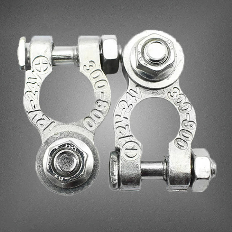 Car Battery Terminal Clamps – Aluminum Alloy Positive & Negative Battery Terminal Clamp Axl