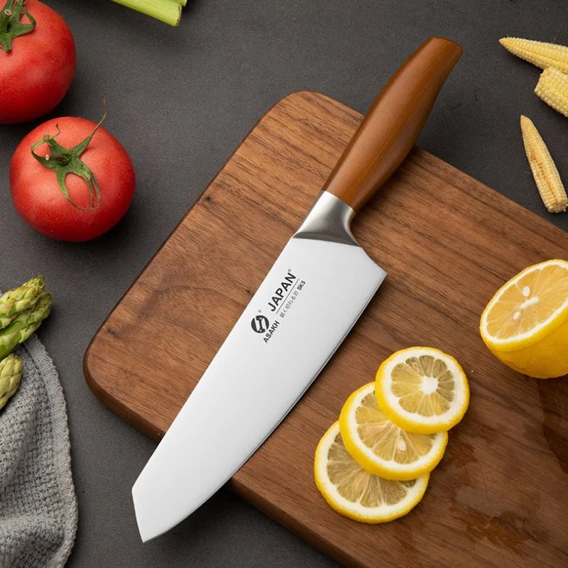 5Cr15 Stainless Steel Japanese Chef Knife with Gift Box Kitchen Knife Set Axl