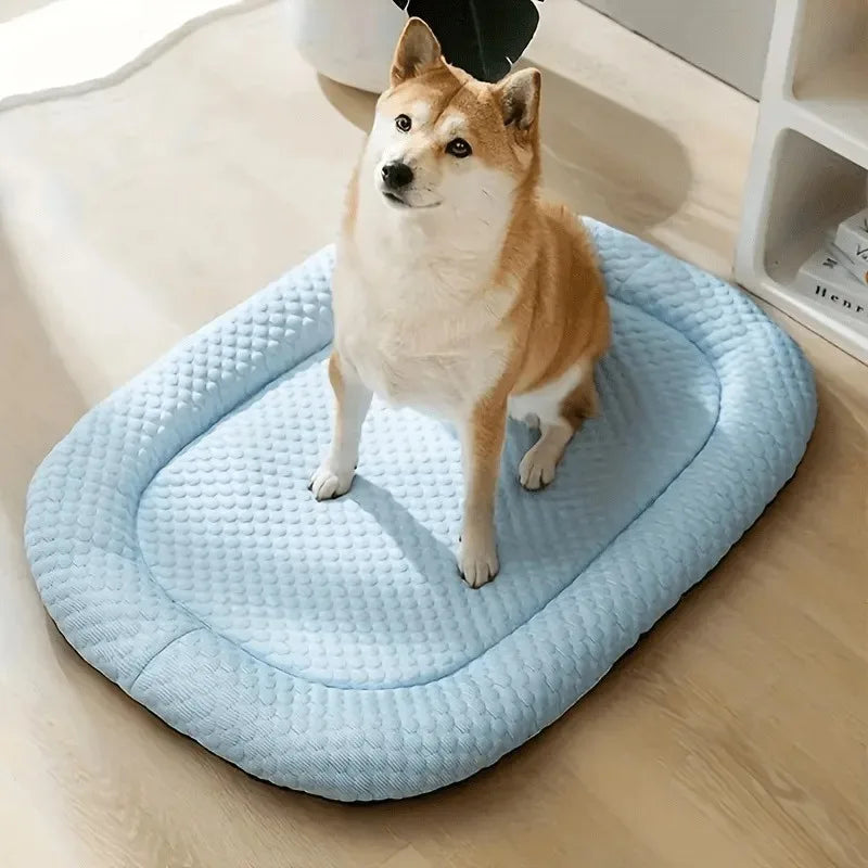 Summer Cooling Pet Bed – Breathable Non-Slip Mat for Dogs & Cats Pet Cooling Bed Axl