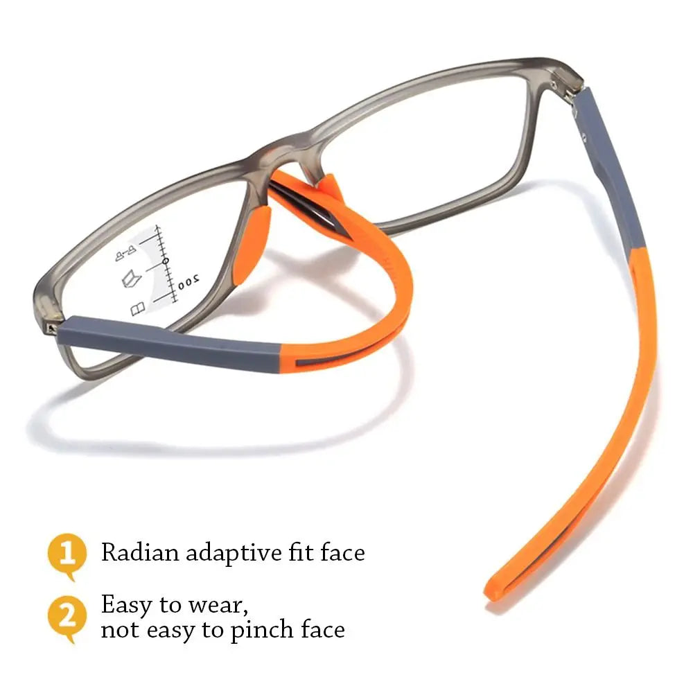 TR90 Progressive Multifocal Reading Glasses | Blue Light Multifocal Reading Glasses Axl