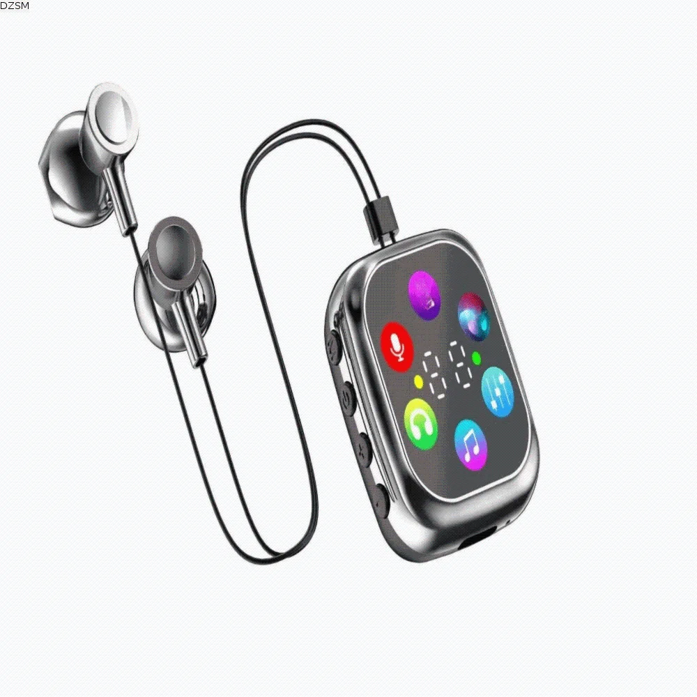 LED Display Clip-On Bluetooth Earphones | Smart Controls Bluetooth Earphones Axl