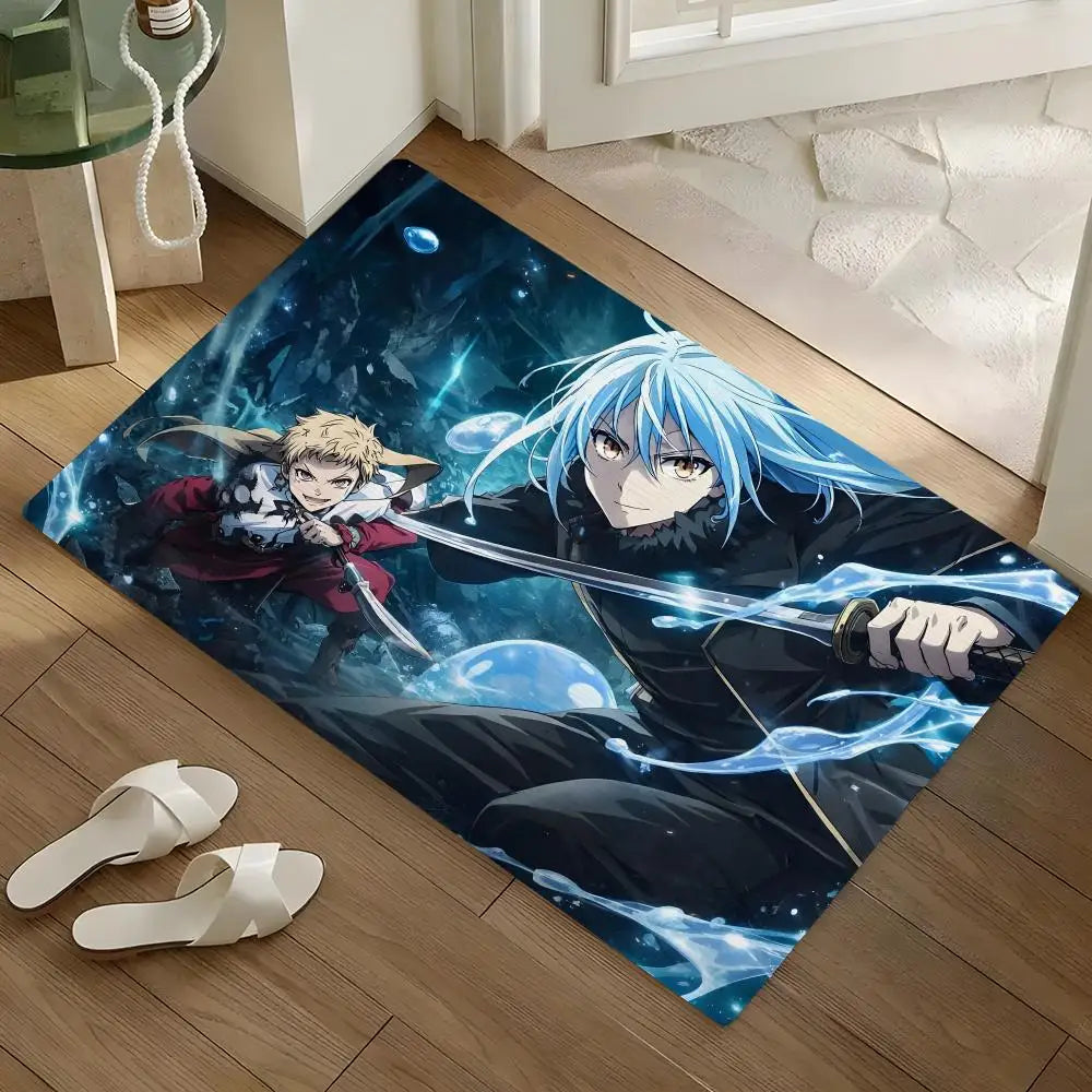 Diatomite Bath Mat – Quick Dry Anti-Slip Anime Slime Design Bath Mat Axl
