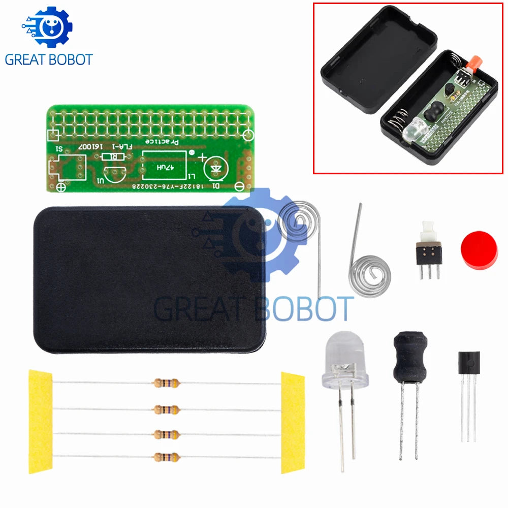 Simple Flashlight DIY Kit Module 1.5V – 55x35x11.5mm DIY Electronics Kit Axl