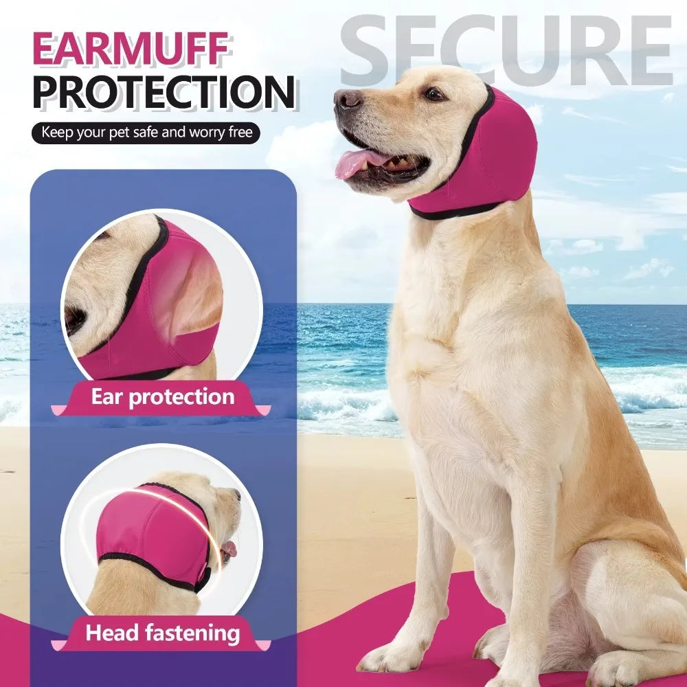 Dog Calming Earmuff – Noise Reduction Ear Cover S/M/L Dog Calming Earmuff Axl