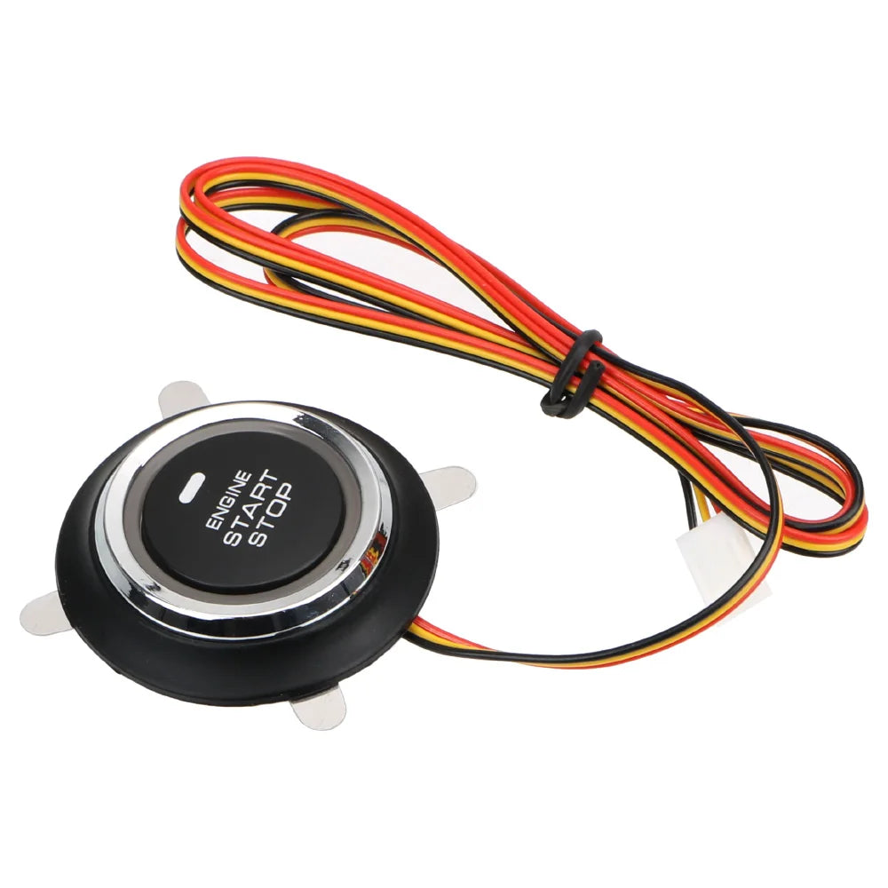 12V Keyless Push Button Car Engine Start Stop Switch Ignition Push Button Axl black