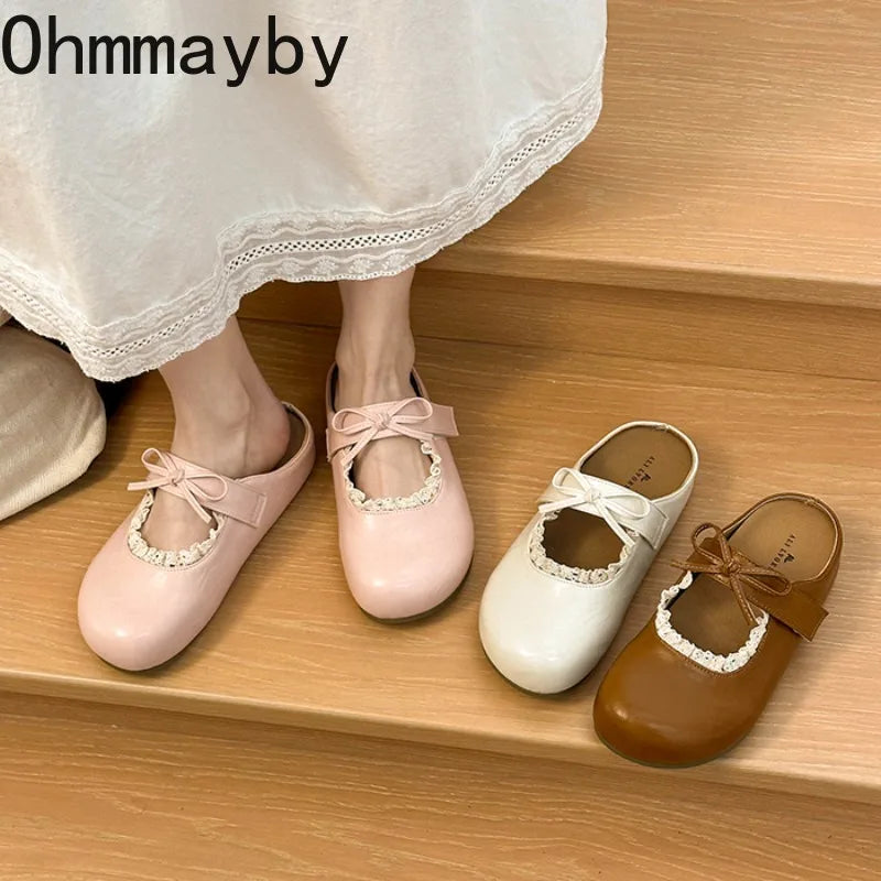 Chunky Heel Women's Mules – Closed Toe Slip-On Slide Sandals Women's Mule Slides Axl