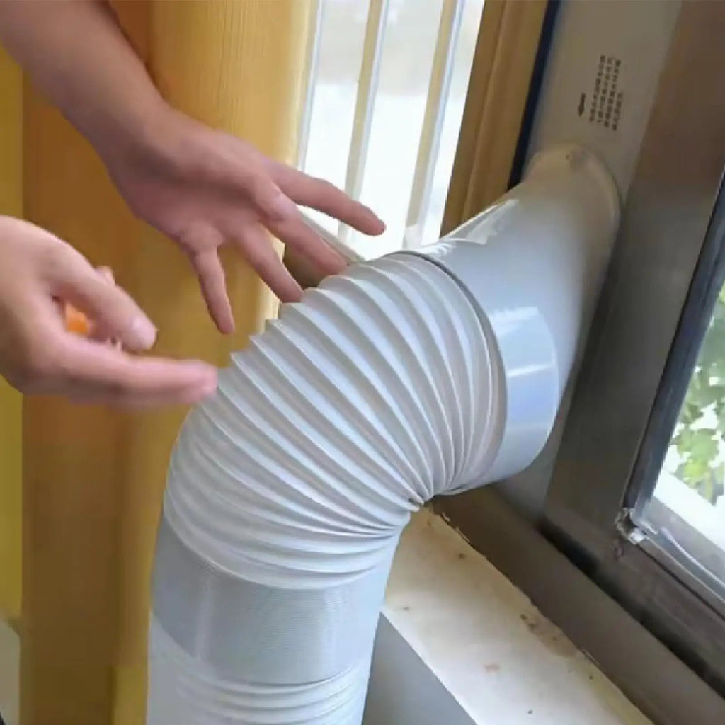 Flexible AC Exhaust Duct Hose | Telescopic Portable Vent Pipe AC Exhaust Hose Axl