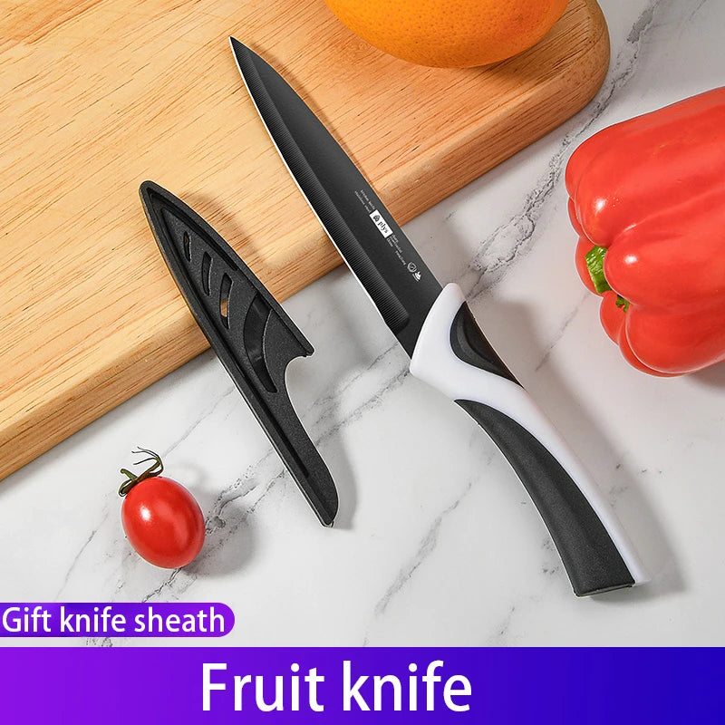 Stainless Steel Kitchen Fruit Knife with Cover | Multi-Use Kitchen Knife Axl 1pcs A
