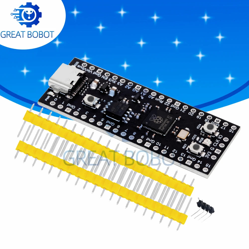 RP2350A Dual-Core Dev Board 16MB – Raspberry Pi Pico 2 Compatible Microcontroller Dev Board Axl RP2350A-1PC