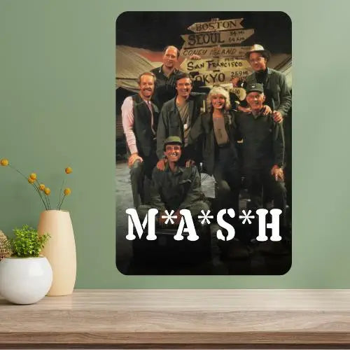 MASH Classic TV Show Metal Poster Sign | Retro Aluminum Wall Art Metal Wall Sign Axl aluminum sign aluminum 40x30cm
