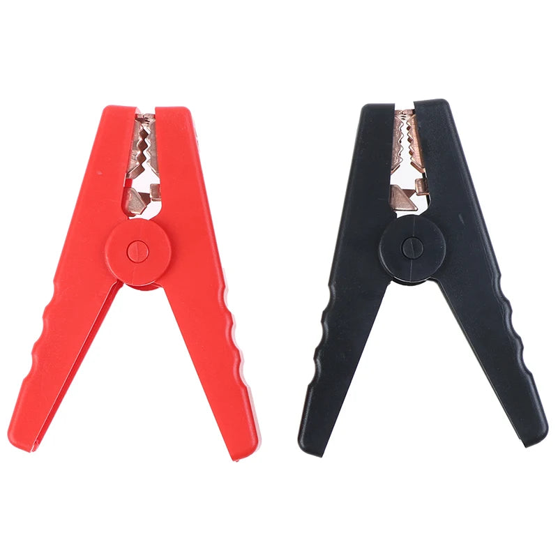 2Pcs 100A Alligator Clips – Insulated Car Battery Charger Clamps Battery Charger Clamps Axl