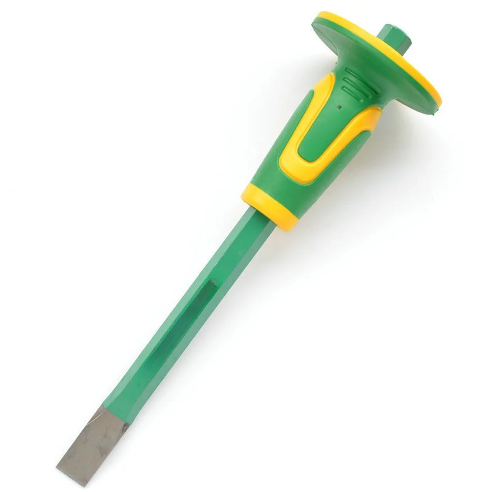 Masonry Chisel Flat & Pointed | CrV Steel Rock Concrete Tool Masonry Chisel Axl