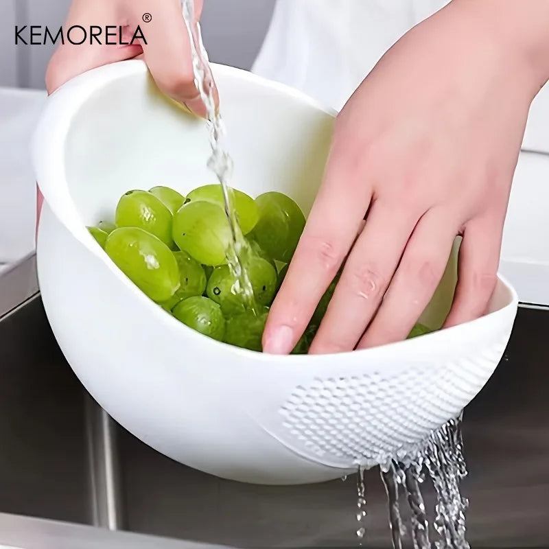 KEMORELA Kitchen Strainer Colander – Fruit, Veg & Rice Basket Kitchen Colander Strainer Axl