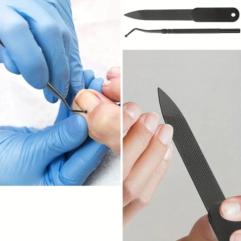 7-Piece Professional Toenail Clipper & Pedicure Kit Nail Clipper Set Axl