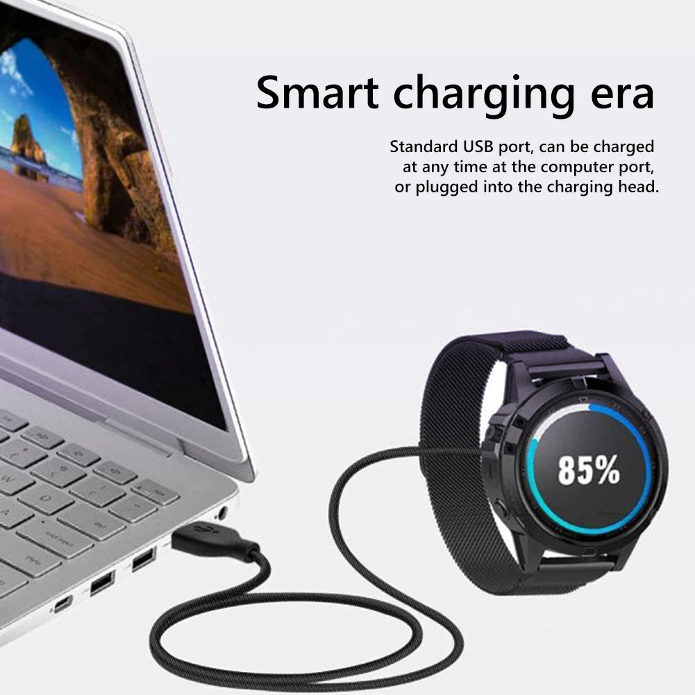 Garmin Fenix 7 6 5 Vivoactive Forerunner USB Charging Cable Smartwatch Charging Cable Axl