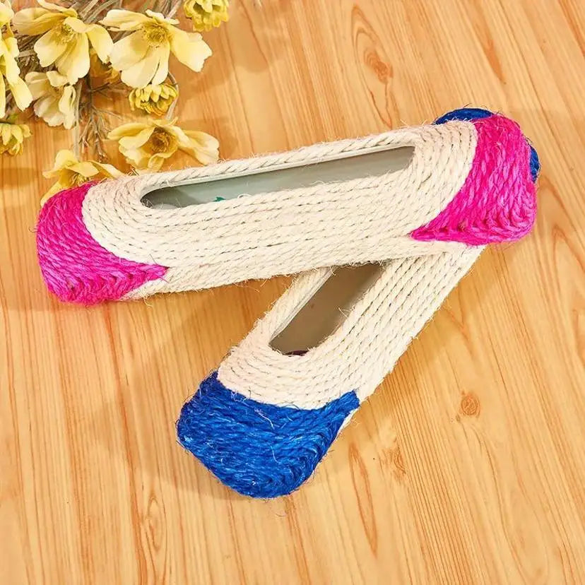 Cat Sisal Scratching Post with Rolling Balls & Feather Toy Cat Scratching Toy Axl