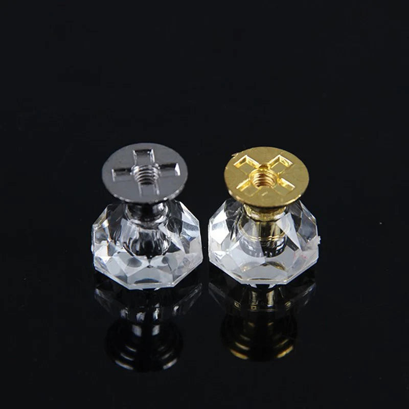 10-Pack Crystal Diamond Cabinet Knobs – Drawer & Door Pulls Cabinet Knobs Axl