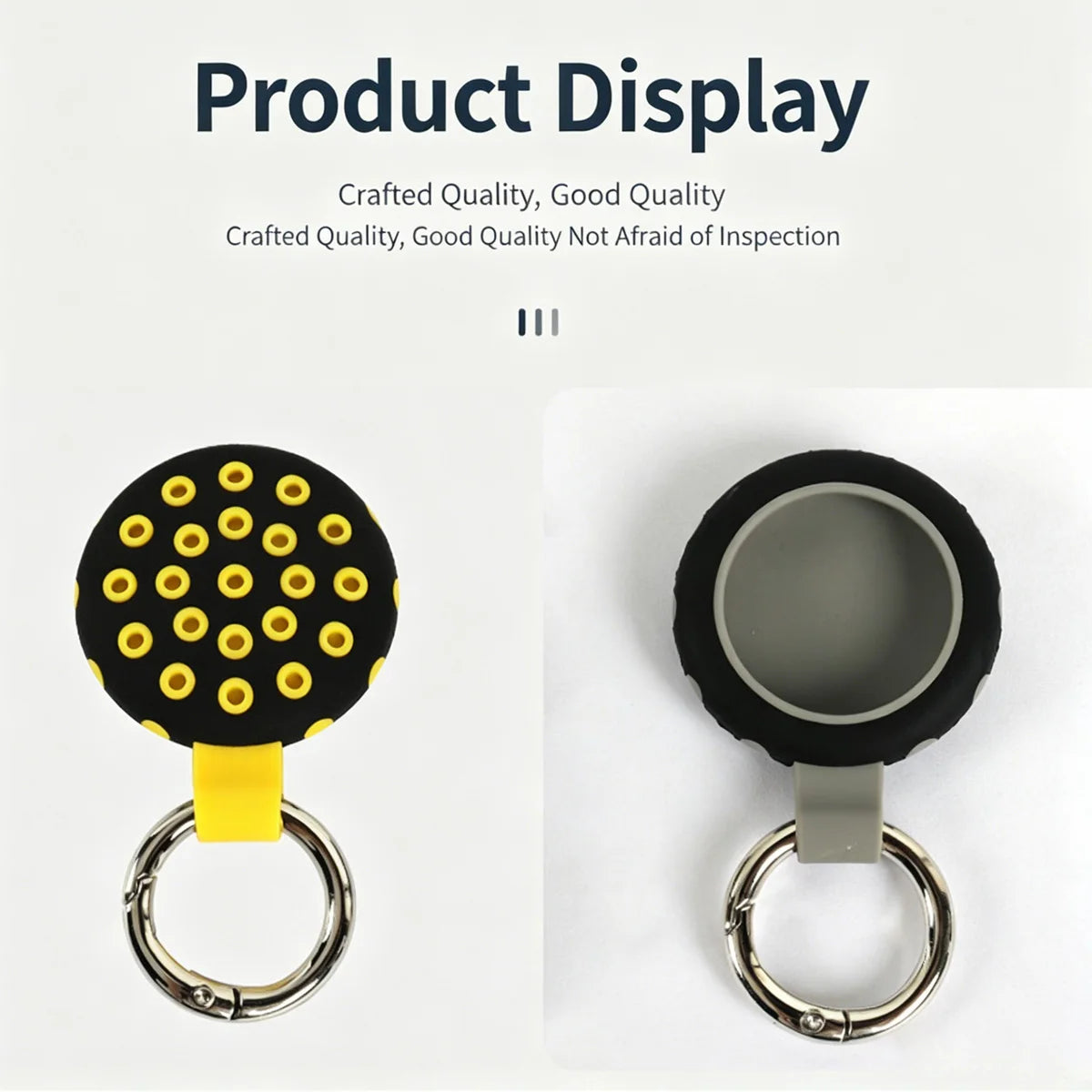 Silicone AirTag Case with Keychain – Pet Collar & Key Holder AirTag Silicone Case Axl
