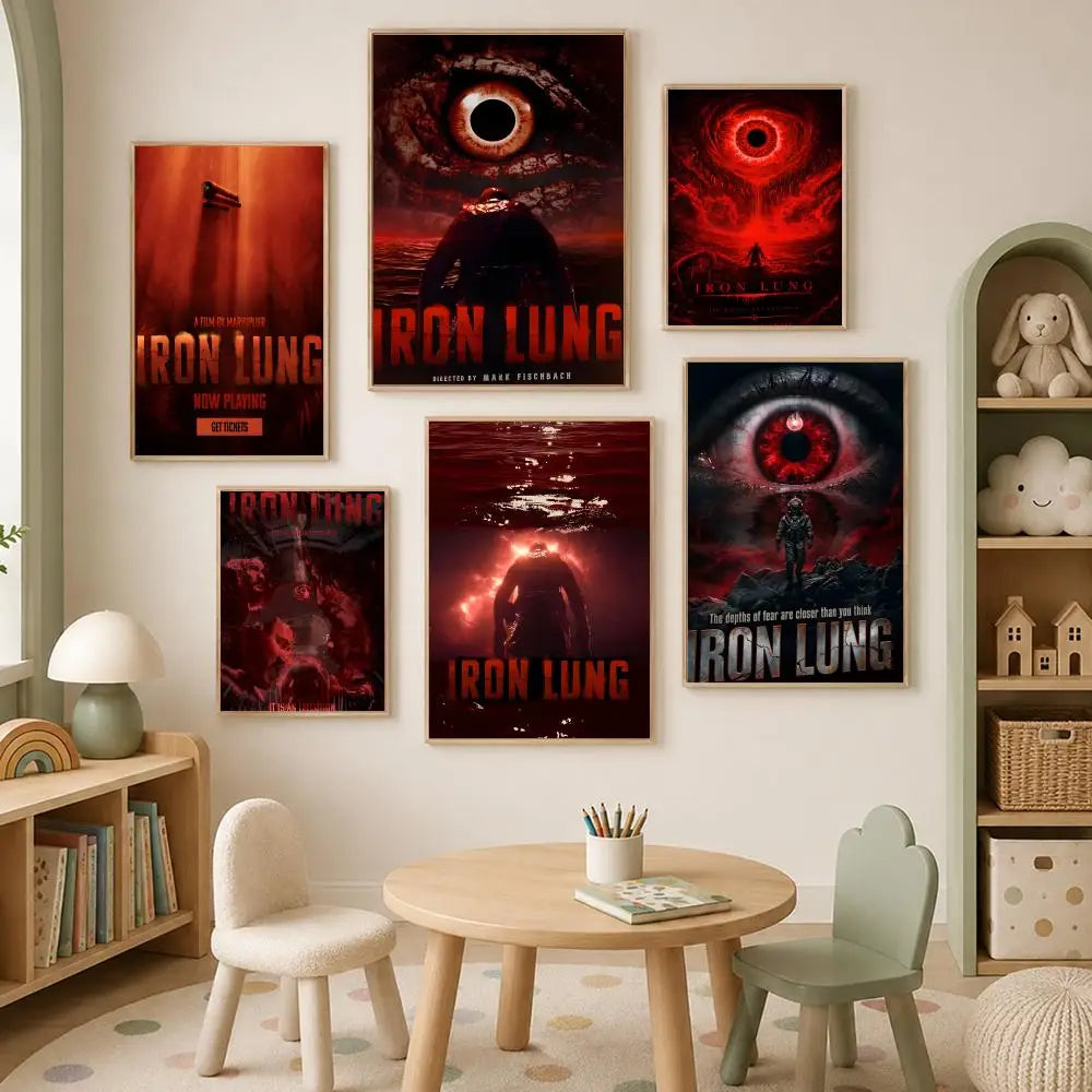 Iron Lung Game HD PVC Wall Art Poster – Self-Stick Decor Wall Art Poster Axl
