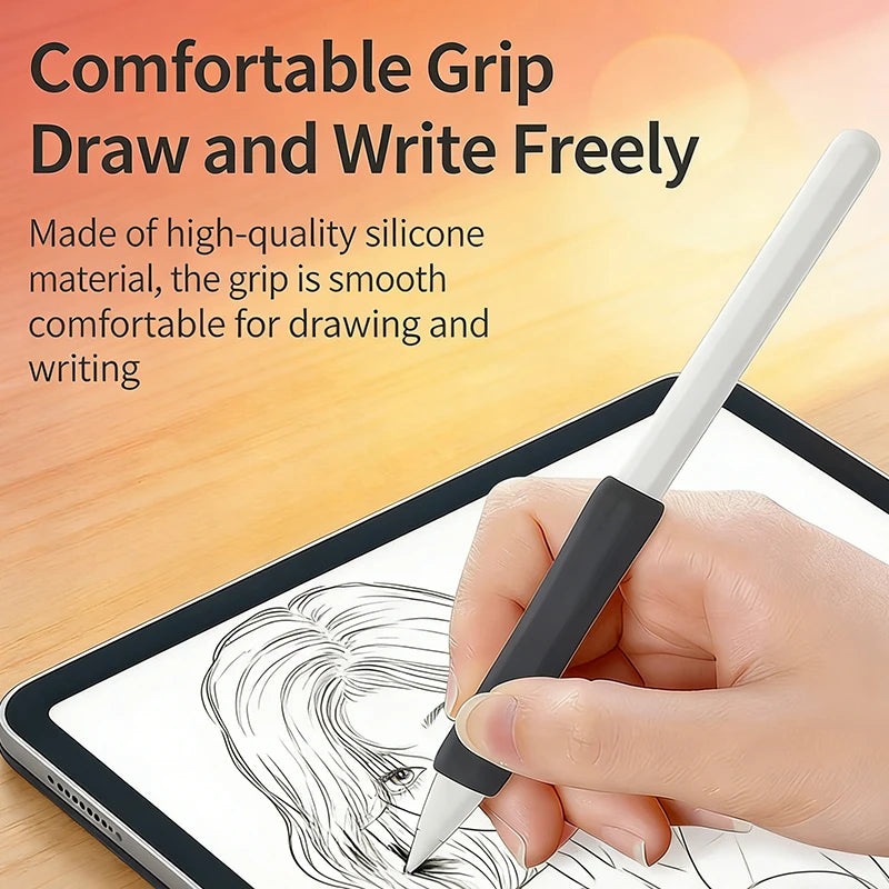 Apple Pencil Grip Case – Diamond Silicone 1st 2nd 3rd Gen & Pro Stylus Grip Case Axl