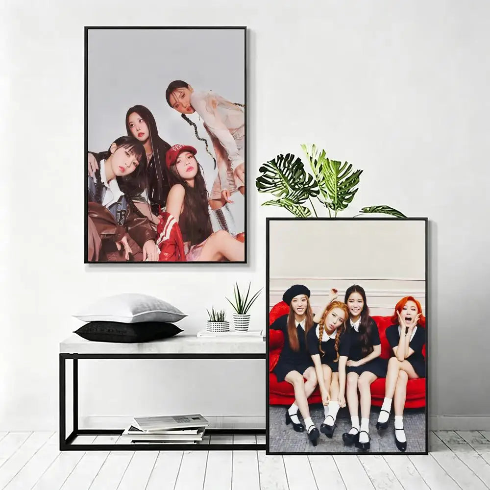 MAMAMOO HD Wall Poster – Waterproof Sticky K-Pop Art Decor Wall Art Poster Axl