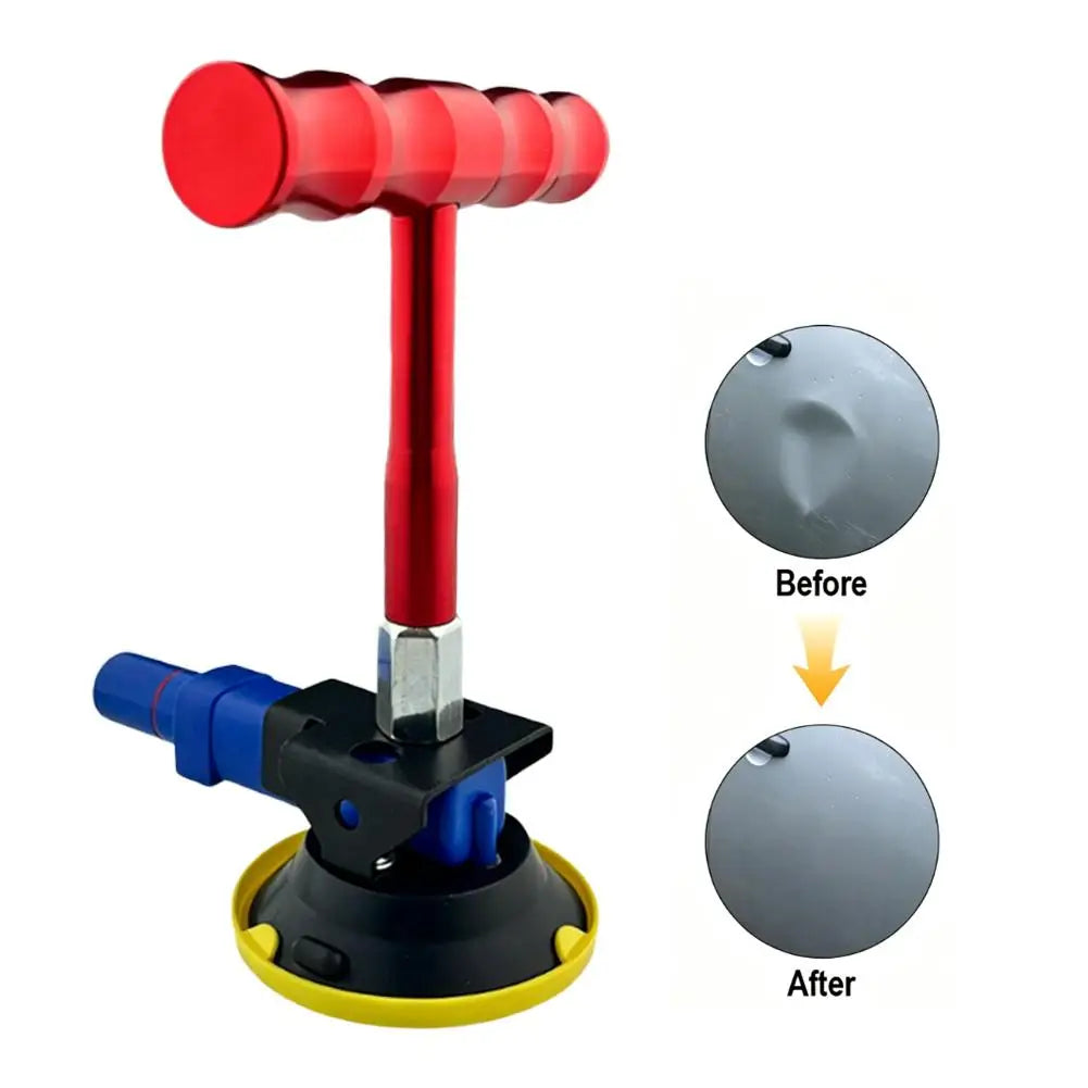 T-Handle Suction Cup Dent Puller | Paintless Car Dent Repair Dent Repair Tool Axl