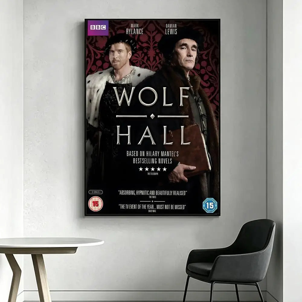 Wolf Hall TV Series HD Art Poster – Waterproof Wall Decor Wall Art Poster Axl White4 15X20cmNoframe