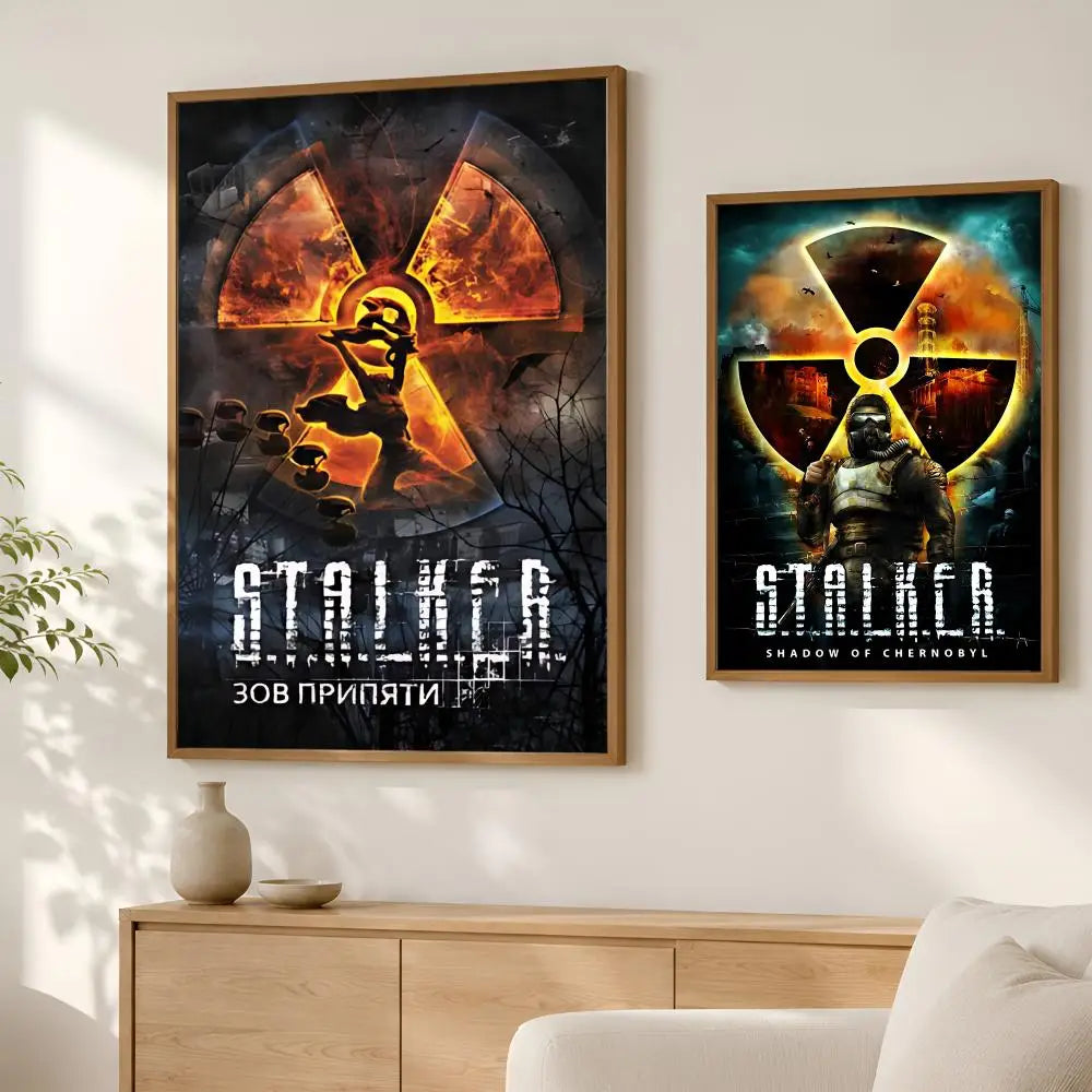 S.T.A.L.K.E.R Game Wall Art Poster – Self-Stick HD Waterproof Wall Art Poster Axl