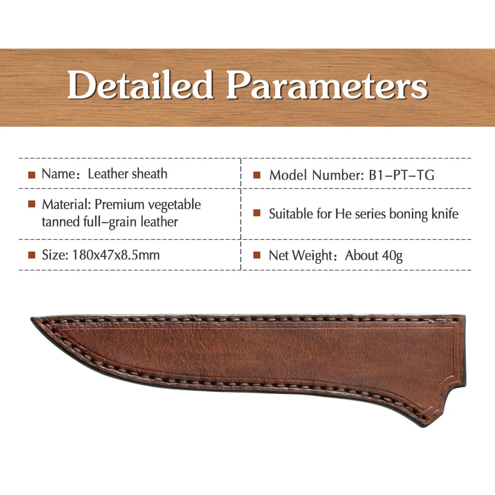 XINZUO Full-Grain Leather Knife Sheath | Chef & Utility Cover Leather Knife Sheath Axl Leather sheath 09 China Mainland