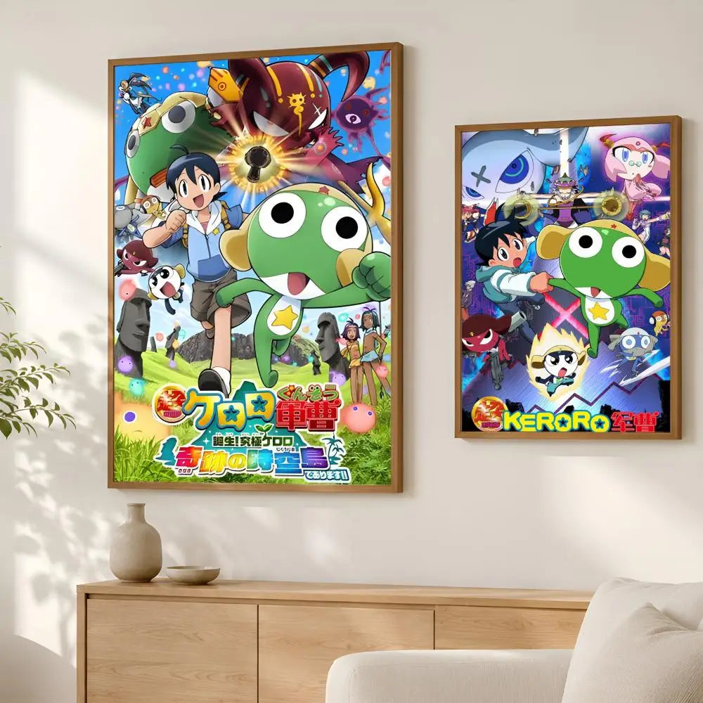 Sgt. Frog Anime Self-Stick HD PVC Wall Poster – Waterproof Anime Wall Poster Axl