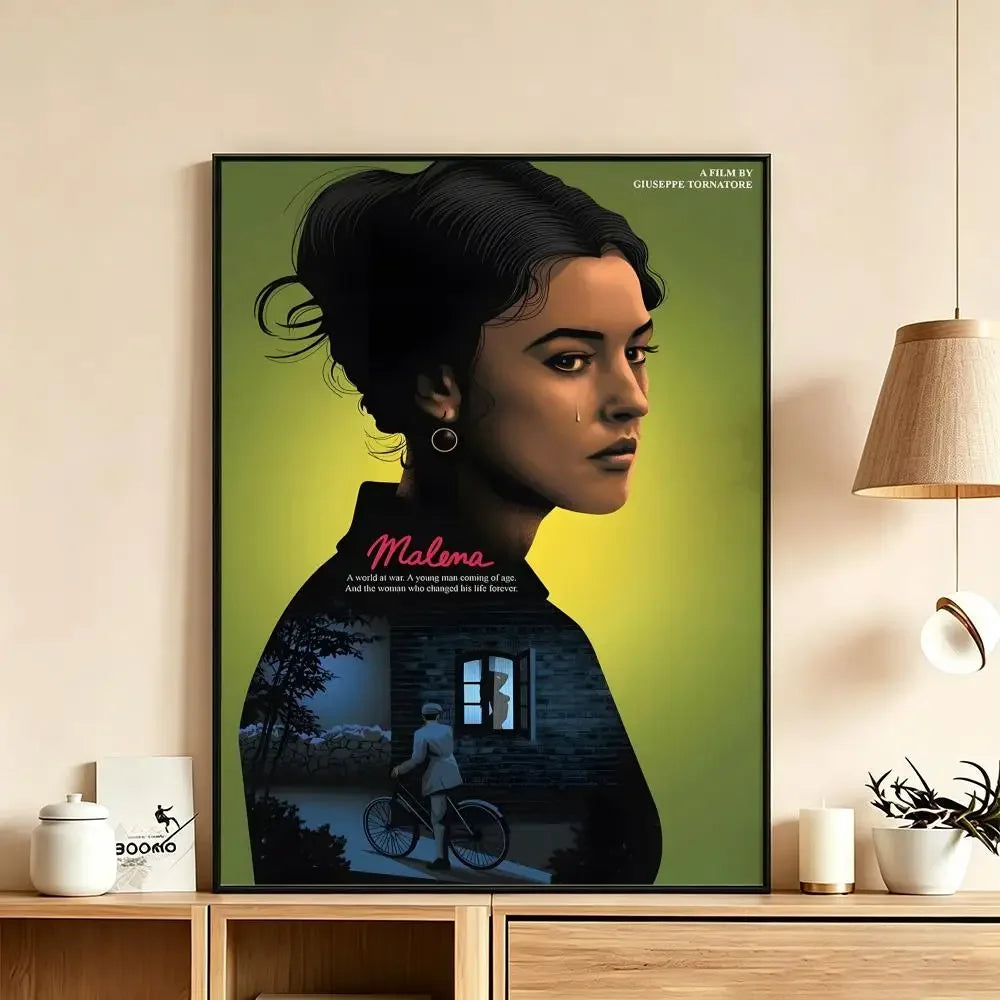 Malena Movie Poster – HD Waterproof Wall Art Print Movie Wall Poster Axl