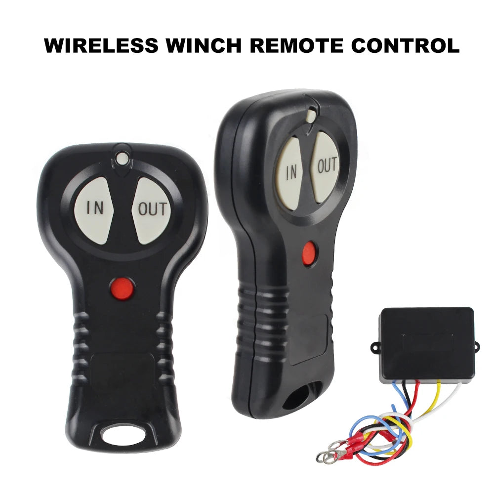 12V/24V Wireless Winch Remote Control – Jeep ATV Off-Road Truck Winch Remote Control Axl