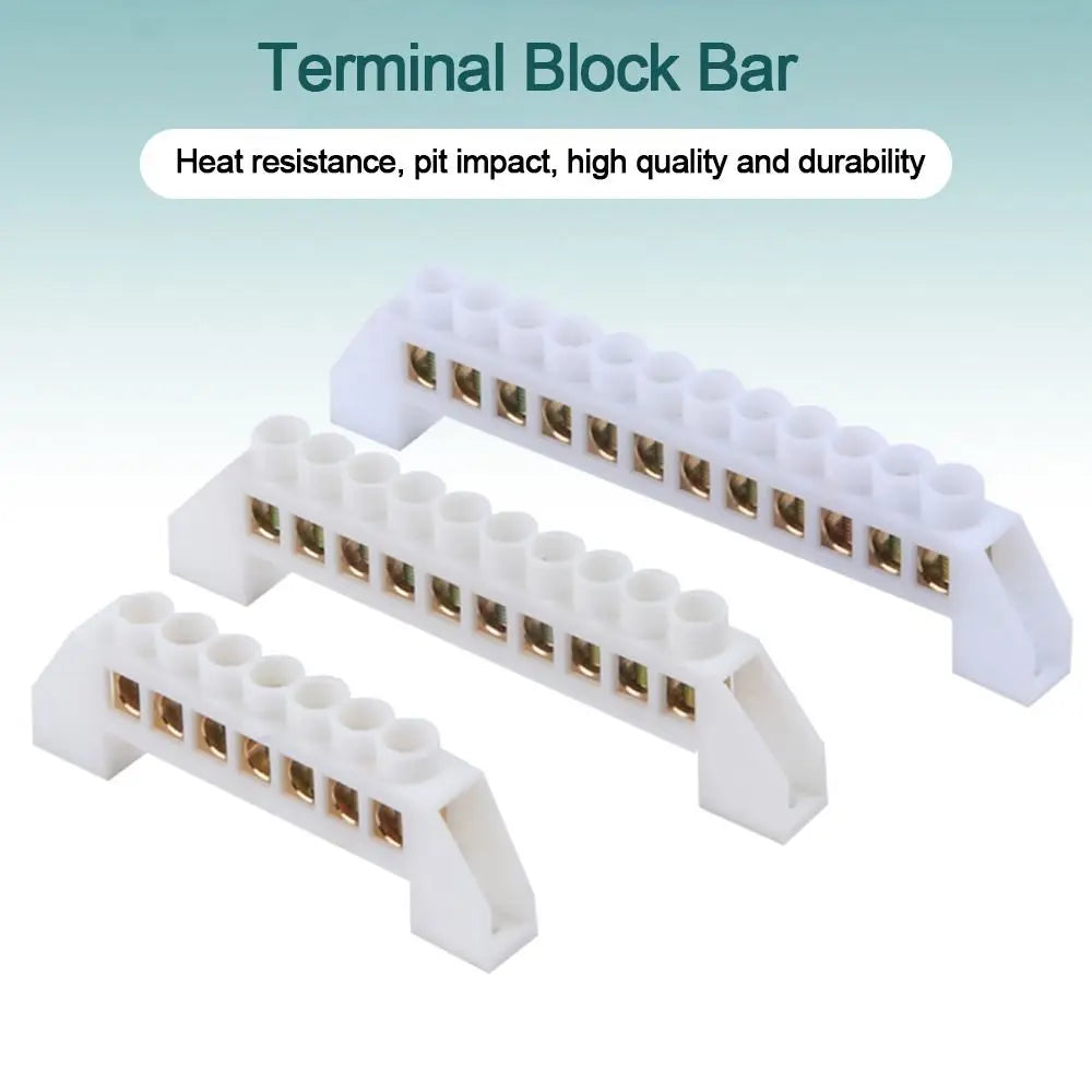 Copper Ground Bar Terminal Block – 5 to 12 Hole Bridge Type Ground Bar Terminal Axl