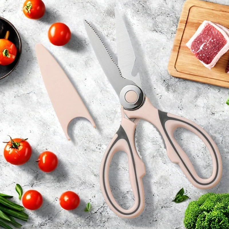 Stainless Steel Multifunctional Kitchen Scissors – Meat & Fish Kitchen Scissors Axl