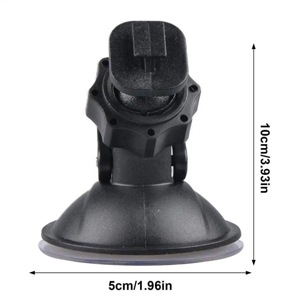 Car Suction Cup Dash Cam Mount – 360° Rotation, 5 Adapters Dash Cam Mount Axl
