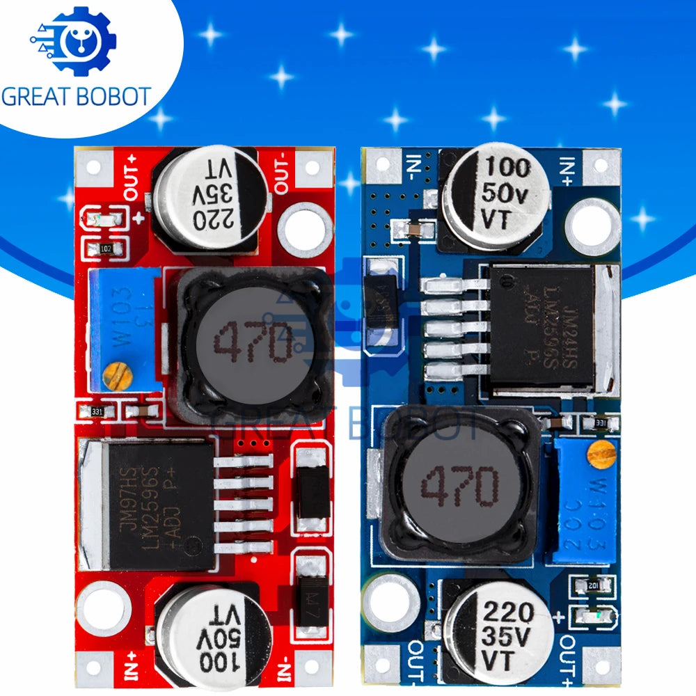LM2596 DC-DC Buck Converter 3A Adjustable Step-Down Module Buck Converter Module Axl