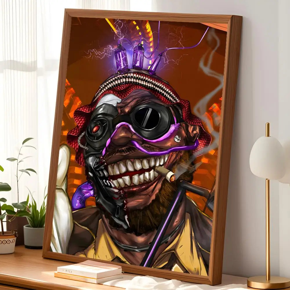 O-ODUMODUBLVCK Self-Stick HD PVC Wall Art Poster | Waterproof Wall Art Poster Axl