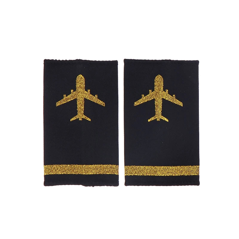 Pilot Uniform Epaulettes – Shoulder Rank Badges, 1 Pair Uniform Epaulettes Axl A1