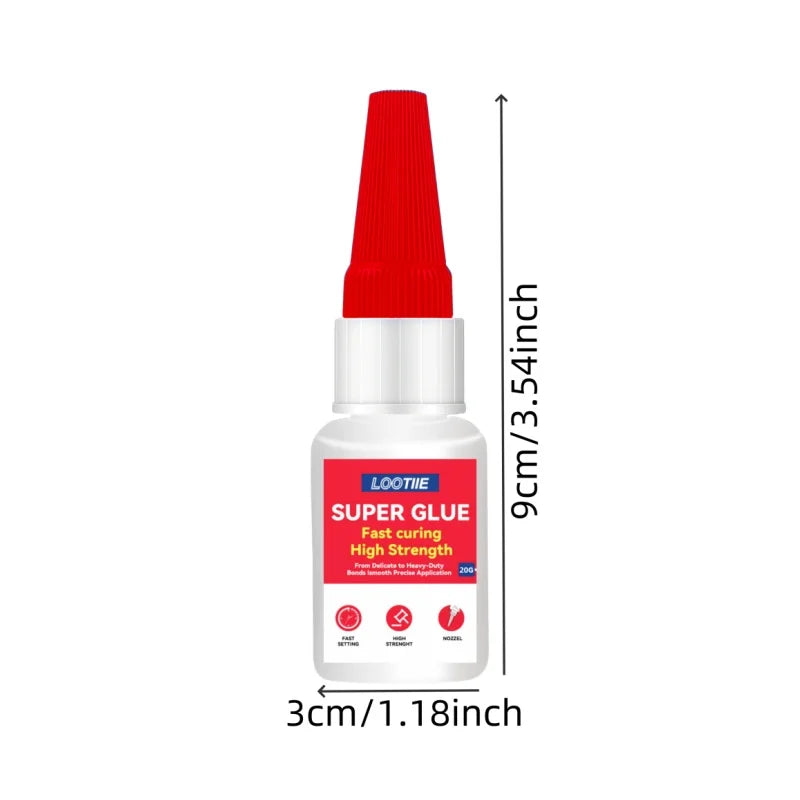 4-Pack Fast Bonding Glue – 10s Instant Adhesive for Multi-Surface Instant Adhesive Axl