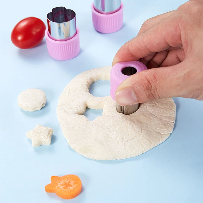 Stainless Steel Cookie & Fruit Cutter Mold Set – Flower Shapes Cookie Cutter Set Axl